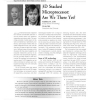 3D Stacked Microprocessor: Are We There Yet?