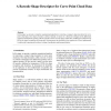 A barcode shape descriptor for curve point cloud data