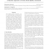 A Bayesian approach to protein model quality assessment