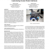 A bayesian reinforcement learning approach for customizing human-robot interfaces