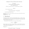 A Bijective Proof of Borchardt's Identity