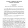 A Bivariate Timing Model of Customer Acquisition and Retention