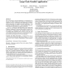 A case study in top-down performance estimation for a large-scale parallel application