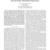 A Class of LDPC Erasure Distributions with Closed-Form Threshold Expression