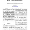 A Collaborative Inter-Data Grid Strong Semantic Model with Hybrid Namespace