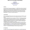 A Comparison of C++, FORTRAN 90 and Oberon-2 for Scientific Programming