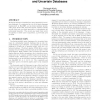 A compositional query algebra for second-order logic and uncertain databases