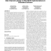 A comprehensive analysis of performance and side-channel-leakage of AES SBOX implementations in embedded software