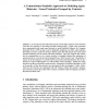 A Connectionist-Symbolic Approach to Modeling Agent Behavior: Neural Networks Grouped by Contexts