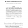 A Constructive Algebraic Hierarchy in Coq