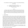 A Coordination Language for Collective Agent Based Systems: GroupLog