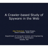 A Crawler-based Study of Spyware in the Web
