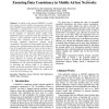 A Data Replication Scheme based on Primary Copy for Ensuring Data Consistency in Mobile Ad hoc Networks