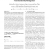 A delegation framework for federated identity management