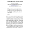 A Dialectic Architecture for Computational Autonomy