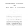 A diffusion framework for detection of moving vehicles
