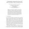 A Discriminative Framework for Texture and Object Recognition Using Local Image Features