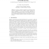 A Distributed Algorithm for Optimal Concurrent Communication and Load Balancing in Parallel Systems