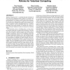 A distributed evolutionary method to design scheduling policies for volunteer computing