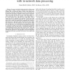 A Distributed Minimum-Distortion Routing Algorithm with In-Network Data Processing