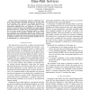 A Distributed Routing Algorithm for Networks with Data-Path Services