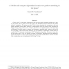 A Divide-and-Conquer Algorithm for Min-Cost Perfect Matching in the Plane