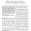 A doubly adaptive approach to dynamic MRI sequence estimation