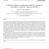 A dynamic logistics coordination model for evacuation and support in disaster response activities