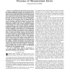 A fast algorithm for robust mixtures in the presence of measurement errors