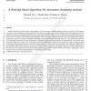 A flocking based algorithm for document clustering analysis