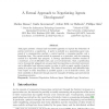 A formal approach to negotiating agents development