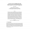 A framework for building reusable mobile agents for network management