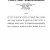 A Framework for Collaborative, Content-Based and Demographic Filtering