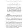 A Framework for Dependency Based Automatic Service Composition