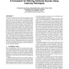A framework for refining similarity queries using learning techniques