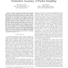A Frequency Domain Model to Predict the Estimation Accuracy of Packet Sampling