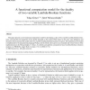 A functional computation model for the duality of two-variable Lambda-Boolean functions