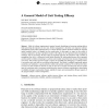 A General Model of Unit Testing Efficacy