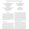 A Geometric Representation of Protein Sequences