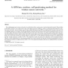 A GPS-less, outdoor, self-positioning method for wireless sensor networks