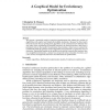 A Graphical Model for Evolutionary Optimization