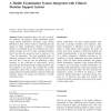 A Health Examination System Integrated with Clinical Decision Support System