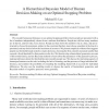 A Hierarchical Bayesian Model of Human Decision-Making on an Optimal Stopping Problem