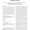 A hierarchical three-way interconnect architecture for hexagonal processors
