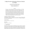 A High Precision Information Retrieval Method for WiQA