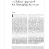 A Holistic Approach for Managing Spyware