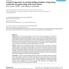 A hybrid approach to protein folding problem integrating constraint programming with local search