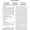 A joint probabilistic classification model for resource selection