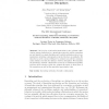 A Knowledge Collaboration Network Model across Disciplines
