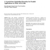 A Launch-time Scheduling Heuristics for Parallel Applications on Wide Area Grids